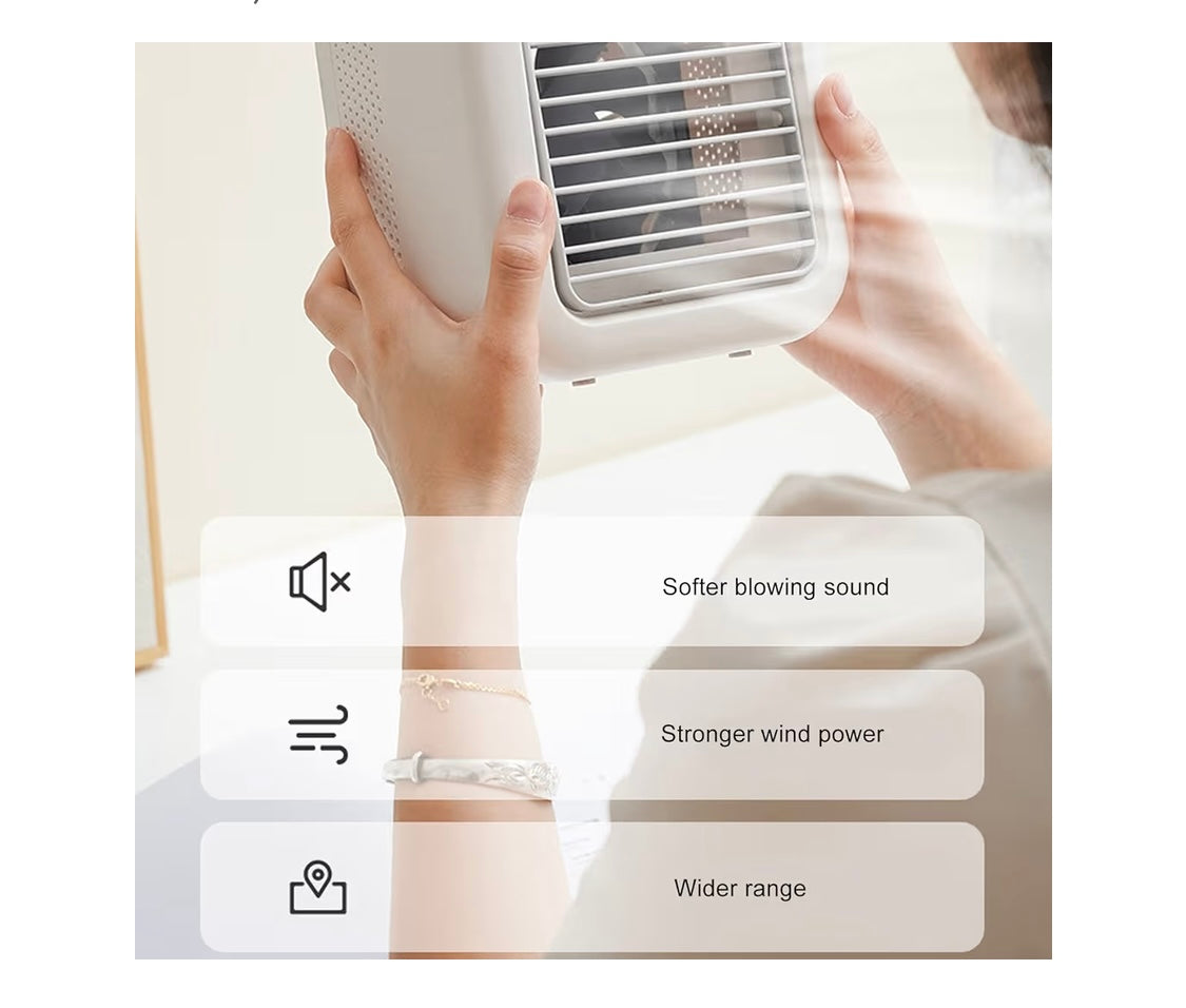 Portable air conditioning, powerful cooling fan